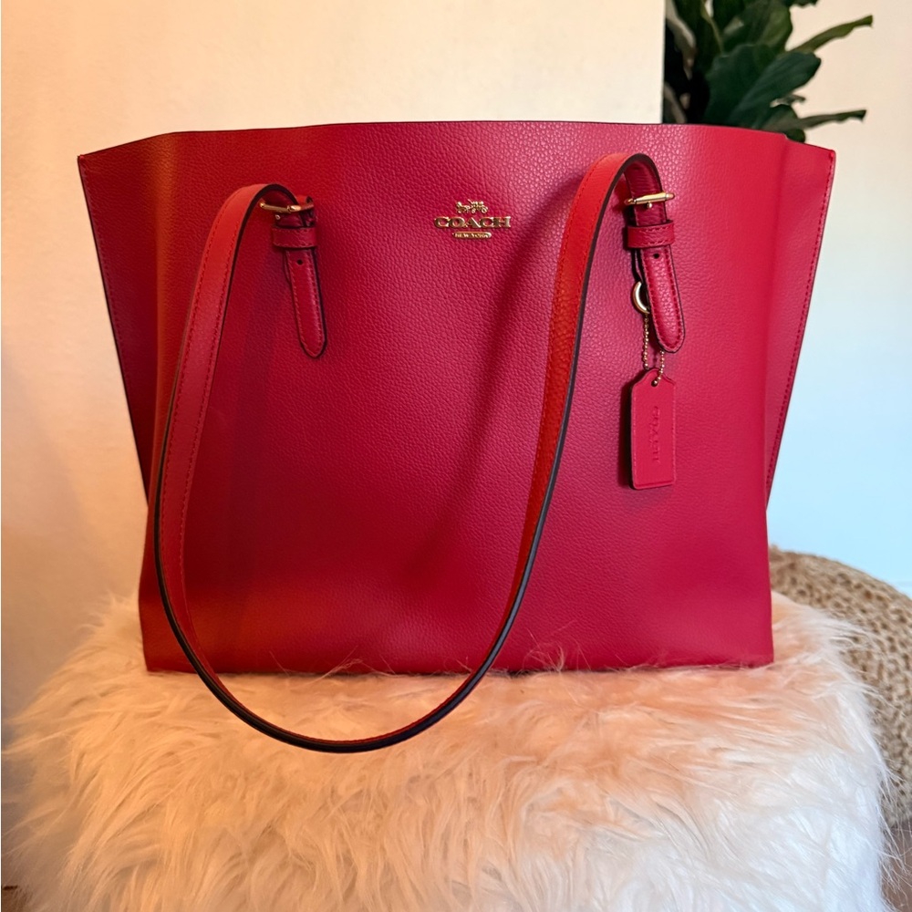 Coach Cherry Red Tote Bag